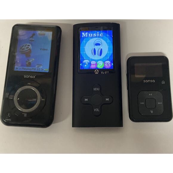 MP3 Player (Lot of 3) Sansa Scan disk 2.0 Pocket MP3 & VL-577 All Tested - Picture 2 of 9